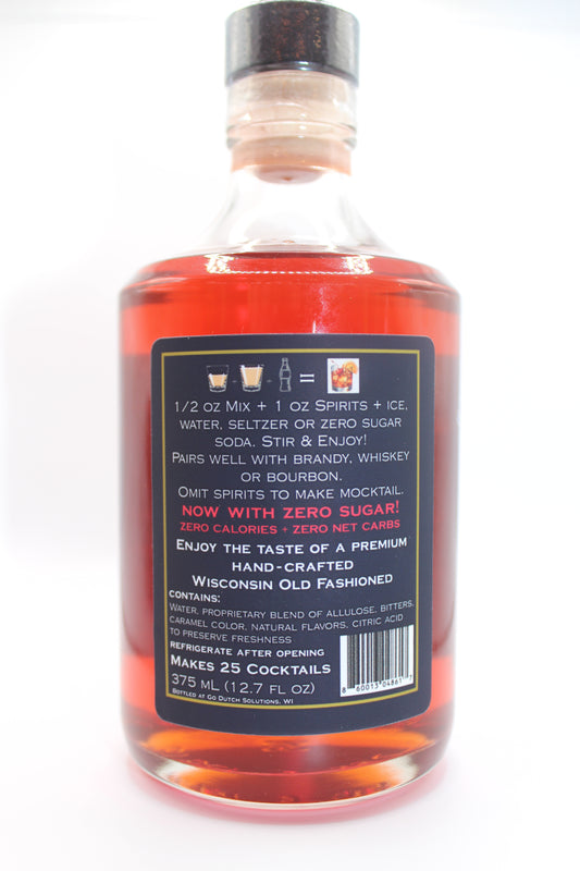 Keto Kocktail Zero Sugar Old Fashioned Mix - Makes 25 Drinks