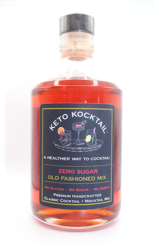 Keto Kocktail Zero Sugar Old Fashioned Mix - Makes 25 Drinks